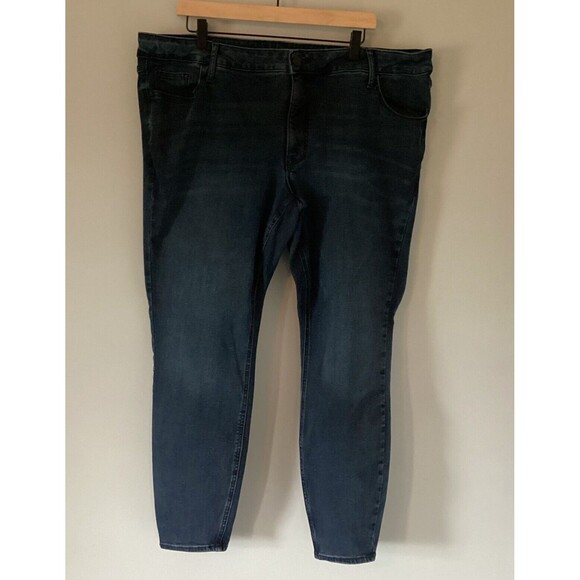 Old Navy Rockstar Super Skinny Dark Wash High Rise Jeans Plus Size 22 - Picture 4 of 8